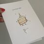Sterling Silver Birthday Bracelet Greeting Card Gift, thumbnail 1 of 5