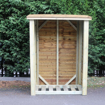 Heavy Duty Log Store 5ft X 4ft High Quality Timber, 2 of 4