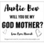 Personalised Godmother/Godfather Gift Champagne Label, thumbnail 4 of 5