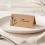 Floral Line Drawing Wedding Place Cards, thumbnail 2 of 2