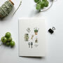 Garden Things Hand Illustrated Notecard Set, thumbnail 1 of 5