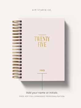 2025 Personalised Diary, Wall Calendar And Pen Bundle, 10 of 12