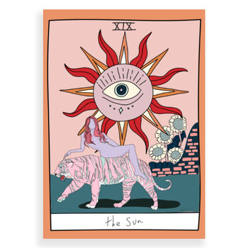 'The Sun' Tarot Inspired Print, 3 of 4