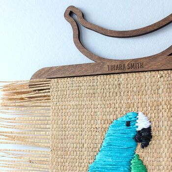 Parrot Raffia Wall Hanging, 2 of 4