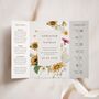 Sunflower Gatefold Wedding Invitations, thumbnail 1 of 5