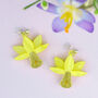Daffodil Earrings, thumbnail 3 of 7