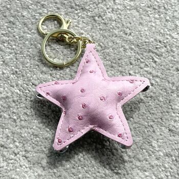 Star Shaped Keyring, Bag Charm, 3 of 4