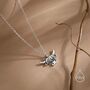 Oxidised Sterling Silver Highland Cow Pendant Necklace, thumbnail 5 of 12