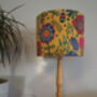 Large Bright Flowers Yellow Lampshade, thumbnail 1 of 4