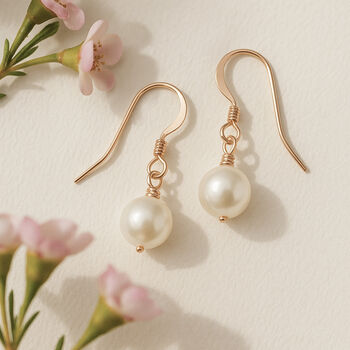 Freshwater Pearl Drop Earrings, 3 of 7