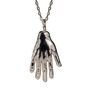 Small Sterling Silver Hand Pendant Necklace, thumbnail 3 of 6