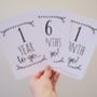 Classic Wedding Countdown Milestone Cards, thumbnail 3 of 5