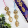 New Baby Engraved Welsh Love Spoon, thumbnail 1 of 3