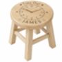 Personalised Childs Time Out Wooden Stool, thumbnail 3 of 3