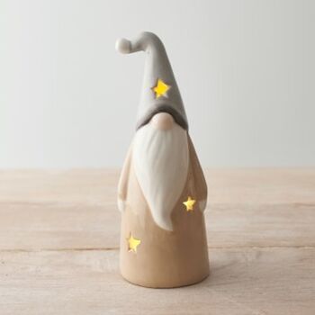 LED Light Up Beige Gonk Decoration, 2 of 3