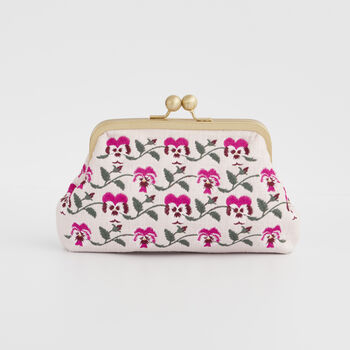 Pansy Victoriana Pink Clutch, 6 of 8