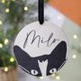 Personalised Wooden Cat Christmas Decoration, thumbnail 11 of 11