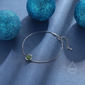 Sterling Silver Planet Beaded Bracelet, 2 of 12