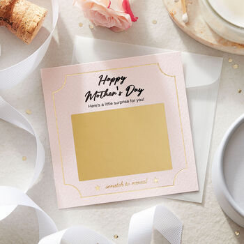 Personalised Scratch Off Mother’s Day Surprise Card, 2 of 4