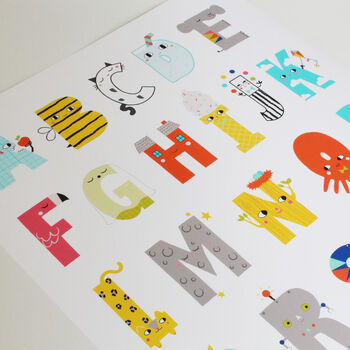 Alphabet Poster Print, 3 of 5