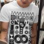 Abstract Vinyl Record T Shirt – Music Lover Gift For Men | Organic Cotton, thumbnail 1 of 9