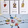Small Gift For Her Handmade Ceramic Pendant Adjustable Length, thumbnail 1 of 12