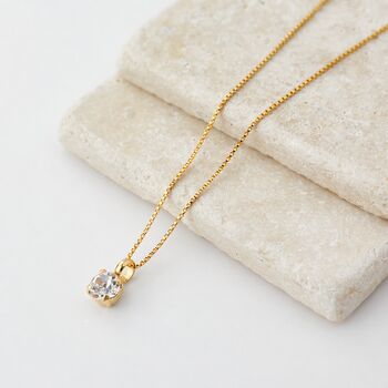 Swarovski Crystal Single Stone Pendant Necklace, 6 of 7