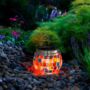 Solar Glass Lantern LED Mosaic Lighting Outdoor Decor, thumbnail 12 of 12