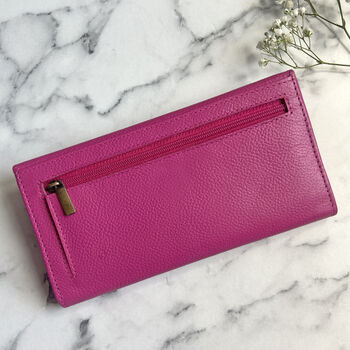 Women's Pink Leather Purse, 3 of 3