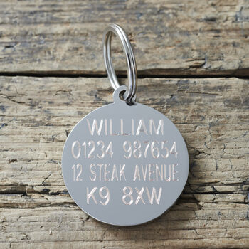Staffie Dog ID Tag | Personalised Dog Name Tag, 3 of 12