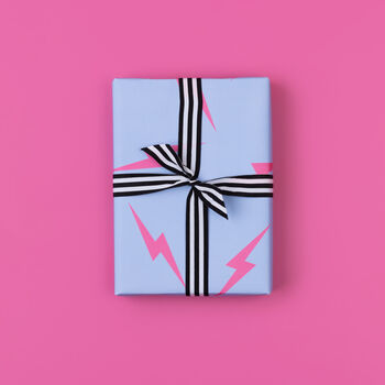 Pink Lightning Bolts | Wrapping Paper, 3 of 4