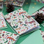 Woodland Animals Christmas Card Pack Of 12, thumbnail 1 of 10