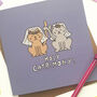 Cat Bride And Bride Wedding Card, thumbnail 1 of 4