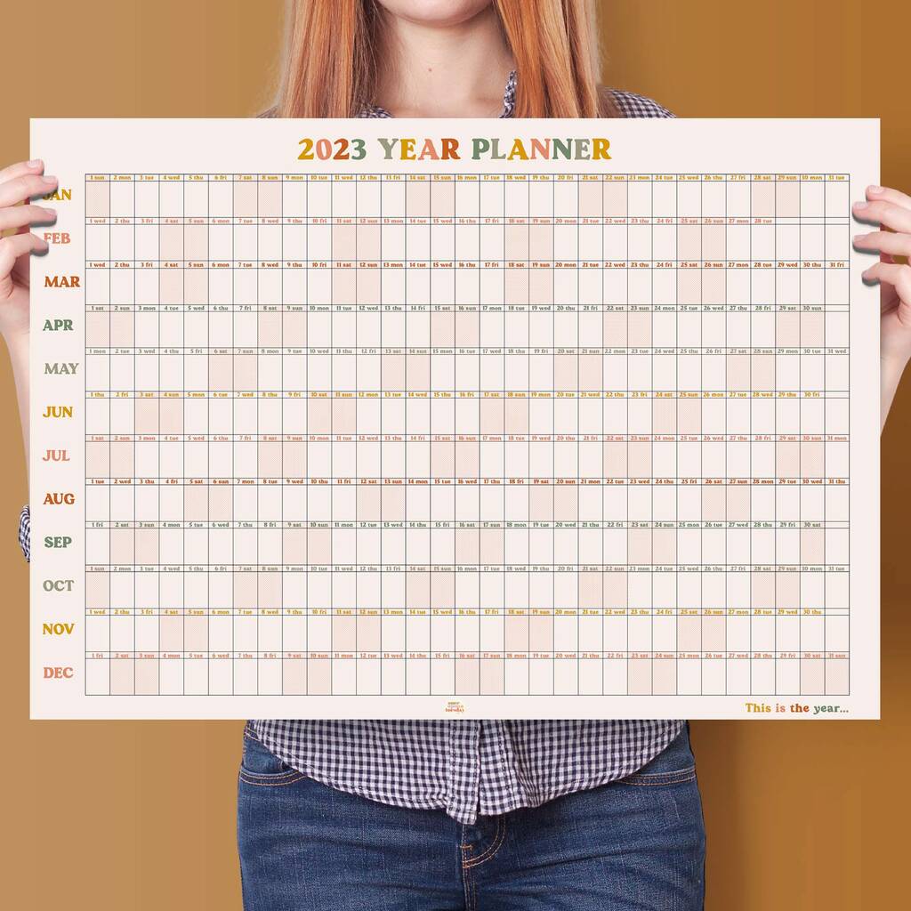 2023 Wall Planner | This Is The Year Boho, 1 of 2
