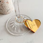 Heart Personalised Glass Charm, thumbnail 1 of 3