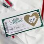 Elf Musical Christmas Ticket Surprise Scratch To Reveal Gift Card, thumbnail 1 of 6