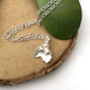 Thank You Teacher Sterling Silver Mini Holly Necklace, thumbnail 3 of 12