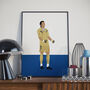 Gianluigi Buffon Italy Football Poster, thumbnail 1 of 3
