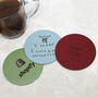 Personalised Leather Coaster, thumbnail 1 of 8
