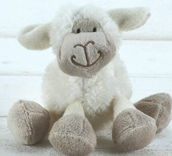 Mini Sheep With 'Happy Birthday' Heart Keepsake Keyring, 6 of 8