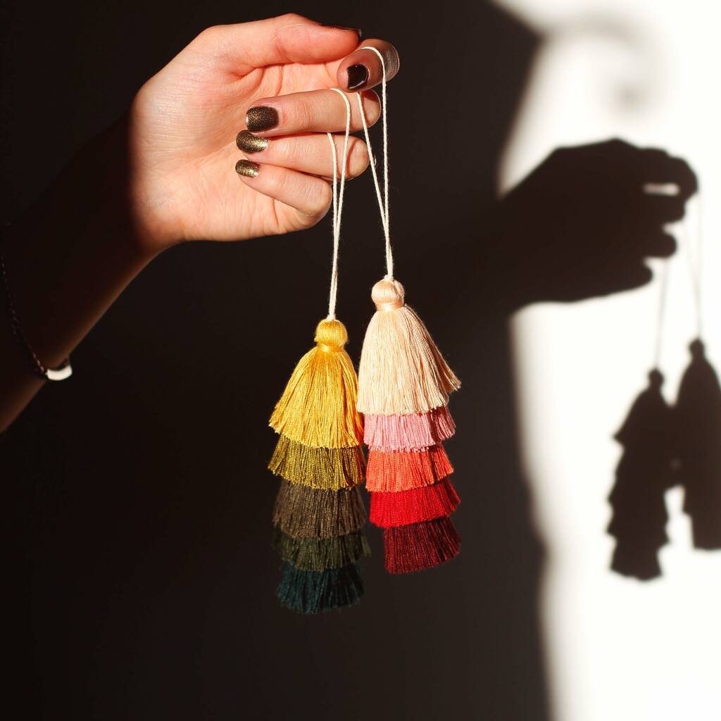 Two Large Decorative Tassels By Oba Home