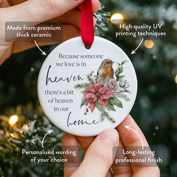 Memorial Ornament Because Someone We Love In Heaven, 7 of 7