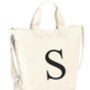 Personalised Letter Canvas Tote Bag, thumbnail 4 of 4