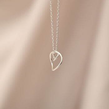Silver Flow Duo Pendant Necklace, 3 of 4
