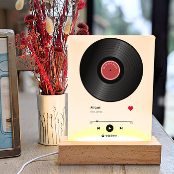 Personalised Our Song Spotify Music Light, 3 of 6