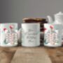 Personalised Family North Pole Eight Names Christmas Mug, thumbnail 2 of 2