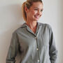 Women's 'Orkney' Herringbone Brushed Cotton Pyjama Set, thumbnail 2 of 3