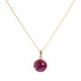 18ct Gold Seven Chakra Gemstone Pendant Necklace | By Elizabeth Raine, thumbnail 9 of 11