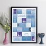 Personalised Birthday Print Music Custom Year Gift, thumbnail 4 of 12