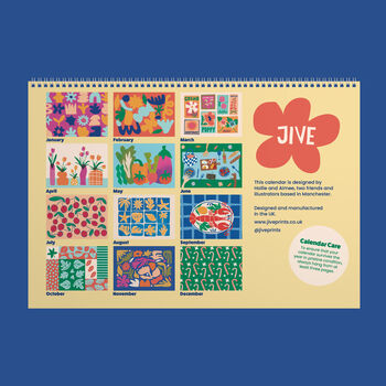 Jive Illustrated 2025 Wall Calendar, 12 of 12